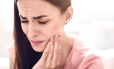 Woman with Toothache