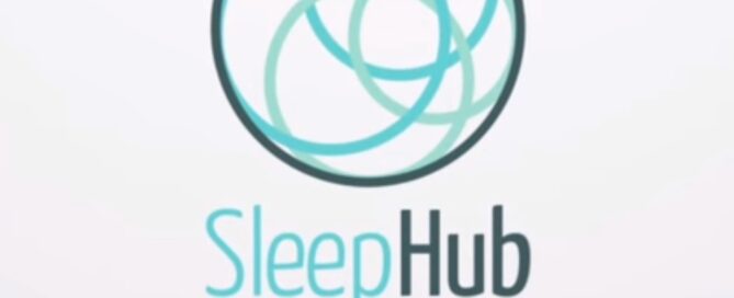 SleepHub logo featuring interlocking circles above the text "SleepHub" and the slogan "For the A-Zzz of sleeping well, head to the hub." Learn about what is oral appliance therapy at SleepHub.com.au.
